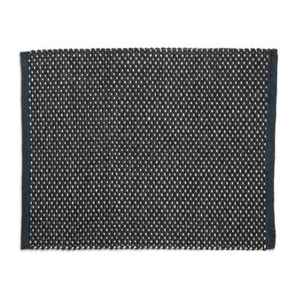 KELA Koupelnová předložka Miu směs bavlna/polyester granitově šedá 65,0x55,0x1,0cm KL-24732