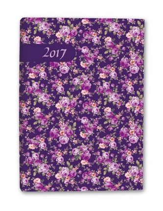 Diář B6 Romantic denní 2017
