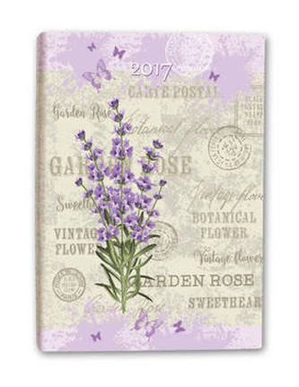 Diář B6 Lavander týdenní 2017