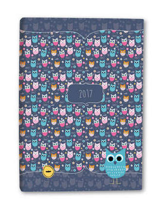 Diář B6 Owls týdenní 2017