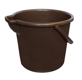 Vědro 12 l široká výlev. HNĚDÉ
