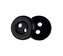Knoflík - sada 6 ks - černá - prům. 10 mm