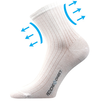 Lonka® ponožky Demedik bílá 43-46 (29-31) 3 páry