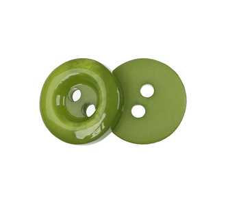 Knoflík - sada 6 ks - světle zelená - prům. 10 mm