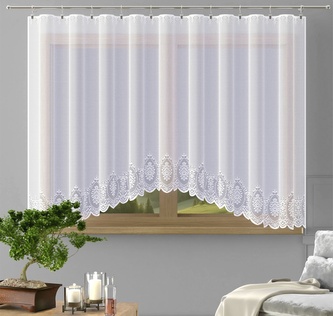 Hotová záclona, Lara, bílá 300 x 150 cm