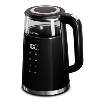 BERLINGERHAUS Rychlovarná konvice s regulací teploty digitální 1,7 l Black Silver Collection BH-9476