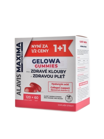 Alavis - ALAVIS MAXIMA gelowa gummies 120 tablet + 60 kapslí