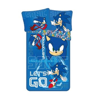 JERRY FABRICS Povlečení Sonic Lets go  Bavlna, 140/200, 70/90 cm