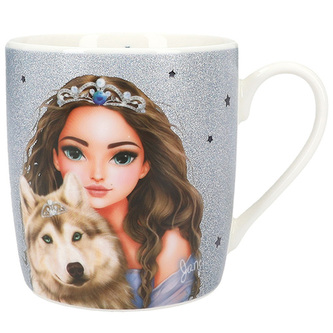 Hrnek Top Model, Janet s vlkem, s flitry