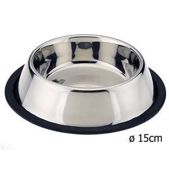 Miska nerez pro zvířata 15,5cm