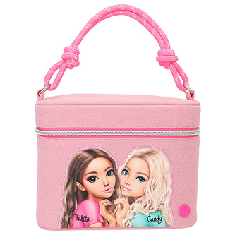 Kosmetická taštička Top Model, Růžová s flitry, Talita & Candy