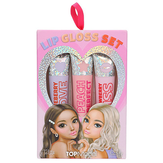Sada lesků na rty Top Model, Talita a Candy, borůvka/broskev/jahoda