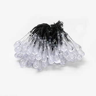 LED Solární dekorační řetěz IMMAX DROP 100xLED 10m IP65 teplá bílá