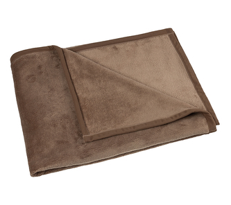 Přikrývka Korall micro - kávová - 100x150 cm