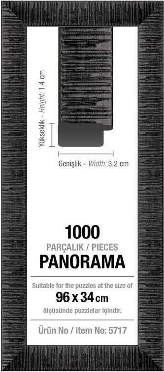 ART PUZZLE Rám na puzzle 96x34cm Black (5717)