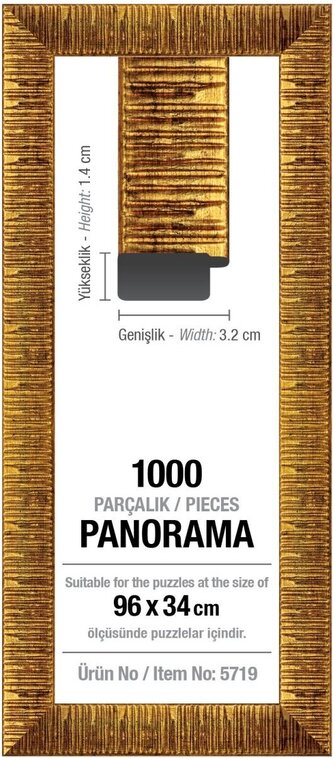ART PUZZLE Rám na puzzle 96x34cm Gold (5719) ART PUZZLE Rám na puzzle 96x34cm Gold (5719)