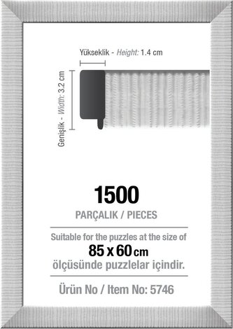 ART PUZZLE Rám na puzzle 85x60cm White (5746) ART PUZZLE Rám na puzzle 85x60cm White (5746)