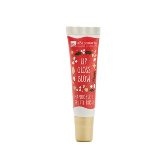 laSaponaria Třpytivý lesk na rty - lesní plody a mandle (12 ml)