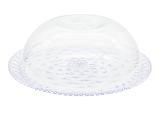 Podnos servírovací plast s poklopem ¤34cm  CAKE