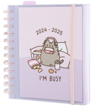 Denní plánovací školní diář 2024/2025 Pusheen (14 x 16 cm)