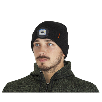 Čepice Bennon Lumos USB - černá