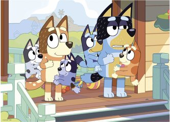 EDUCA Dřevěné puzzle Bluey 100 dílků