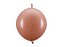 Balony z łącznikiem brudny róż 33cm 20szt