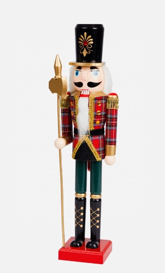 Soška Louskáček s halapartnou 50 cm Vánoce 2024