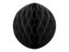 Kula bibułowa czarny 10cm