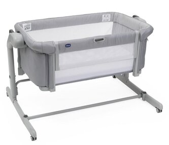 Łóżeczko Next2Me Magic Evo grey mist do 9kg