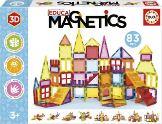 EDUCA Magnetická stavebnice Magnetics 83 díků