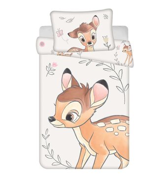 JERRY FABRICS Povlečení do postýlky Bambi Beige baby  Bavlna, 100/135, 40/60 cm