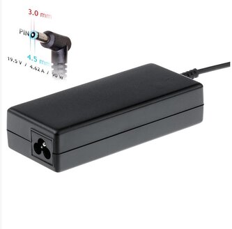 Akyga Nabíjecka na notebook 19.5V/4.62A 90W 4.5 x 3.0 mm + pin pro Dell