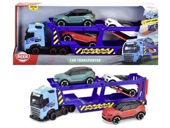 Autotransportér Volvo FH 16, 40 cm + 3 auta, světlo, zvuk