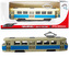 Kovová TRAMVAJ 1:90 modrá