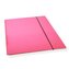 Teczka A4 z gumką lakier różowa 300gsm (10szt)