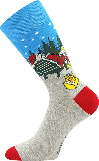 Lonka® ponožky Damer santa 43-46 (29-31) 3 páry