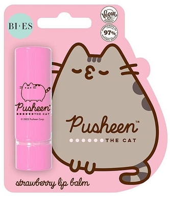 PUSHEEN THE CAT LIPBALM STRAWBERRY