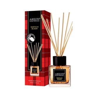 RHP02 Areon AH Perfum Sticks Vanilla Black 50ml,  tyčinkový difuzér RHP02 Areon AH Perfum Sticks Vanilla Black 50ml,  tyčinkový difuzér