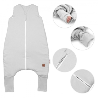 Teplý spací vak se zahrnovacími nohavičkami, Soft Hand Made, šedý, vel. S; S (0-2,5r)