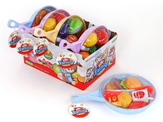 Pánvička s jídlem a doplňky - 21 x 29 cm