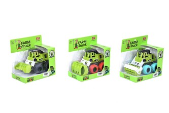 Stavební auto, 15,5x12,5x9,5cm, W/B