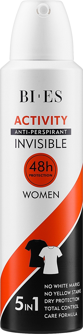 BI-ES Anti-perspirant deo 48h Invisible / Activity 150ml NEW!