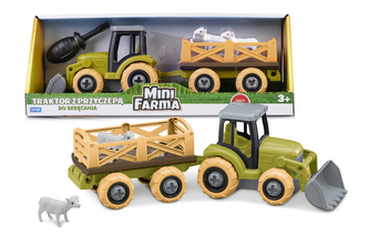 Traktor na šroubování - minifarma - 4dr - 30x11,5x9 cm