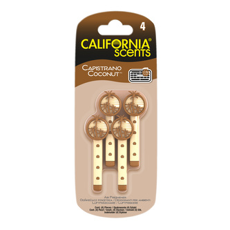 E303647801 California Scents VENT STICKS SINGLE SCENT Capistrano Coconut