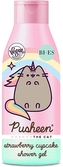 PUSHEEN THE CAT SHOWER GEL STRAWBERRY CUPCAKE 400ML BOTTLE