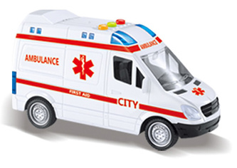 Sanitka na setrvačník, světlo, zvuk, 18,5x13x9cm