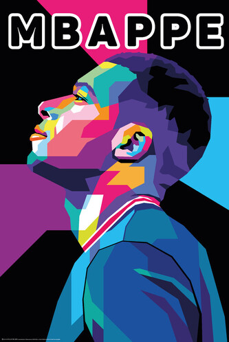 Plakát, Obraz - Football player, 61 × 91.5 cm