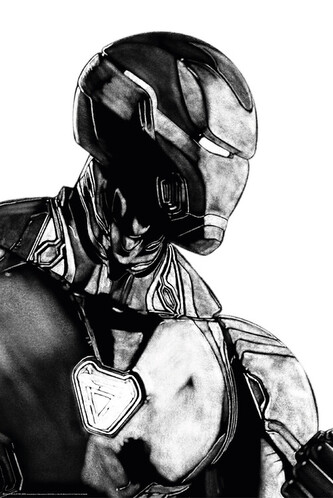 Plakát, Obraz - Iron man, 61 × 91.5 cm