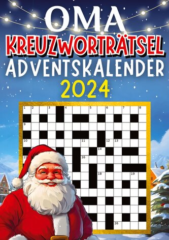 Oma Kreuzworträtsel Adventskalender 2024 ¿ Weihnachtsgeschenk